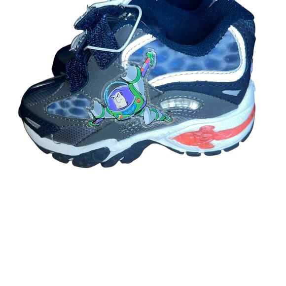 Vintage Y2K  Disney Pixar Toy Story Buzz Lightyear LIGHT UP Sneaker Shoes sz 6.5 - Picture 11 of 12